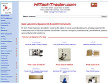 Tablet Screenshot of hitechtrader.com